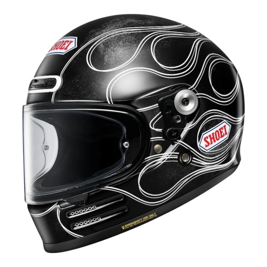 Shoei Glamster Blast - TC-5 Black/White