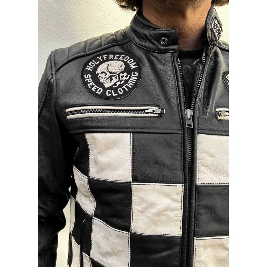 Holyfreedom Zero Bonneville Jacket - Black/White