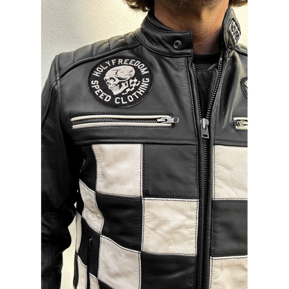 Holyfreedom Zero Bonneville Jacket - Black/White