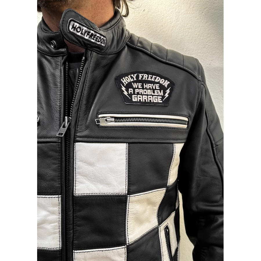 Holyfreedom Zero Bonneville Jacket - Black/White