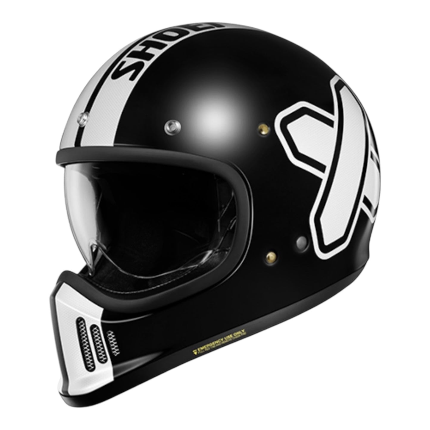 Shoei Ex-Zero Cross Logo 2 - TC-5 Black/White