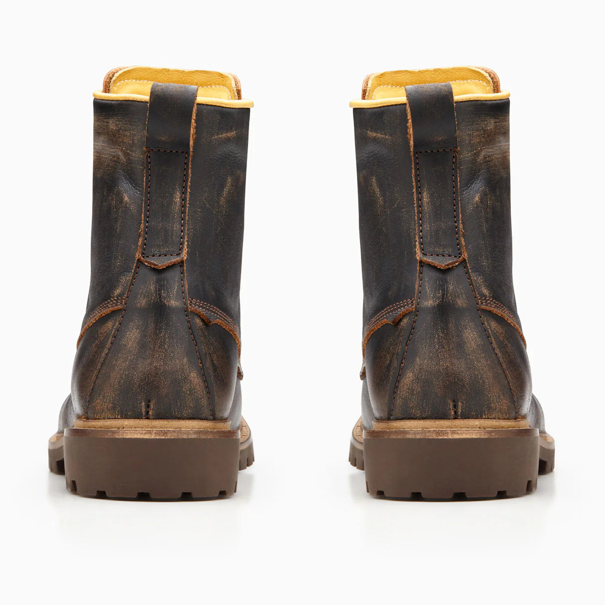 Umberto Luce MG Mens Moto Boots - Brown