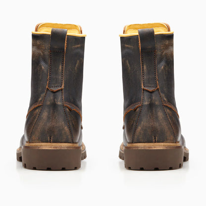 Umberto Luce MG Mens Moto Boots - Brown