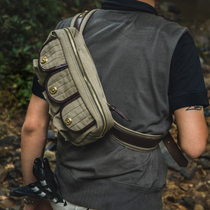 Fogy Garage Jungle Warrior Shoulder Bag - Green