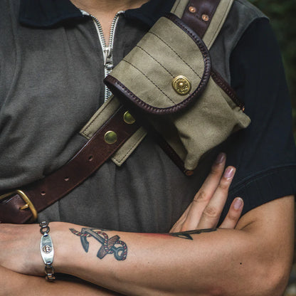 Fogy Garage Jungle Warrior Shoulder Bag - Green