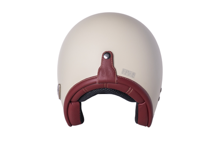 Baruffaldi Roadside Open Face Helmet - Matt Pearl White