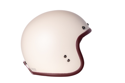 Baruffaldi Roadside Open Face Helmet - Matt Pearl White