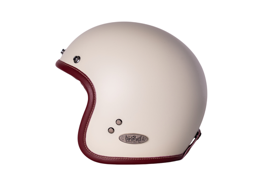 Baruffaldi Roadside Open Face Helmet - Matt Pearl White