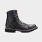 Umberto Luce Marr Moto Boots - Black