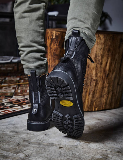 Umberto Luce Nolds Moto Boots - Black