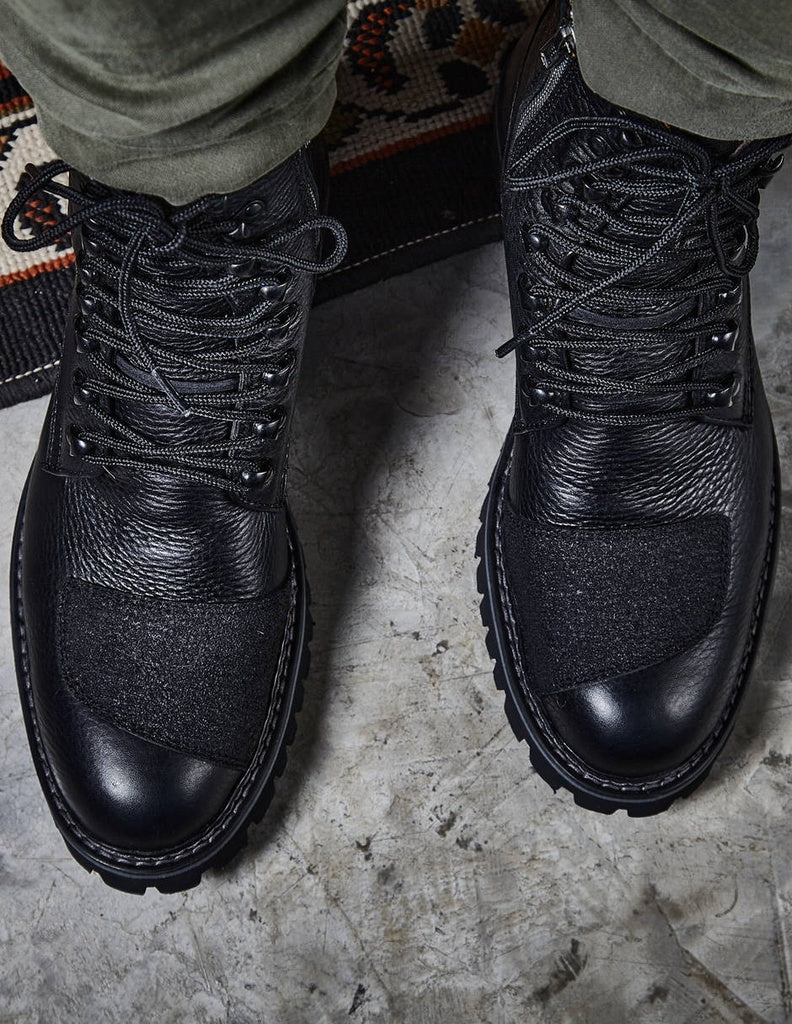 Umberto Luce Nolds Moto Boots - Black