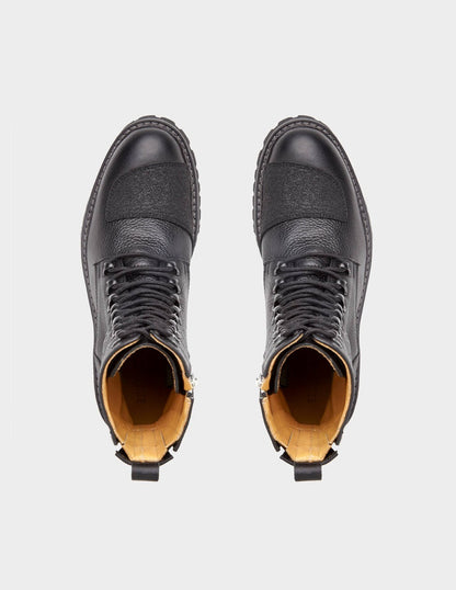 Umberto Luce Nolds Moto Boots - Black
