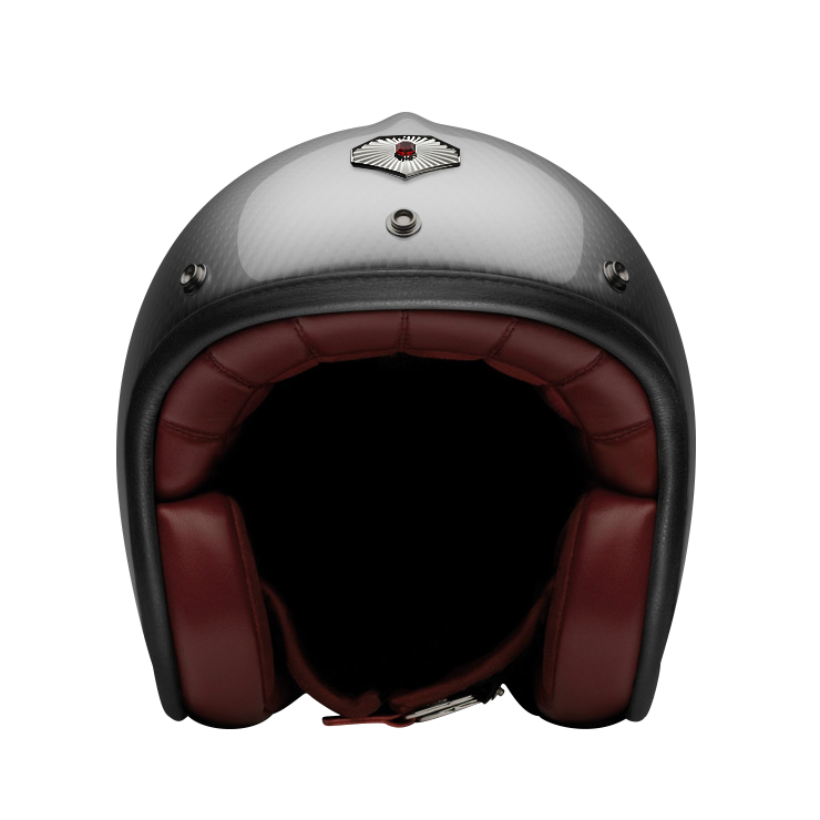 Ruby Pavilion Open Face Helmet - Glace Noire