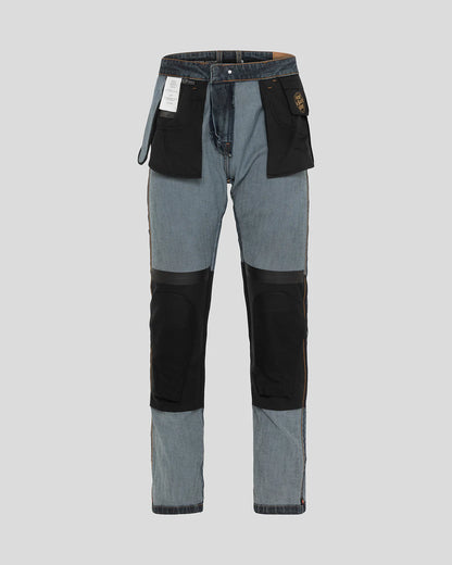 Riding Culture Straight Fit Jeans - Washed Blue