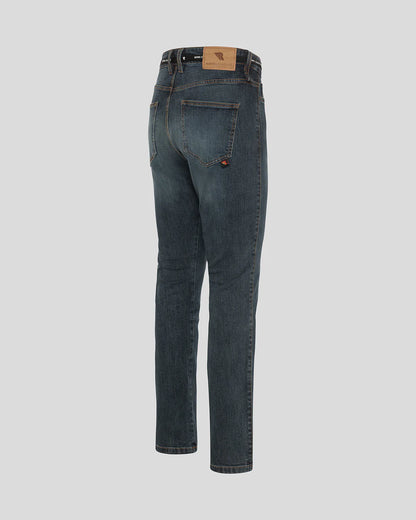 Riding Culture Straight Fit Jeans - Washed Blue