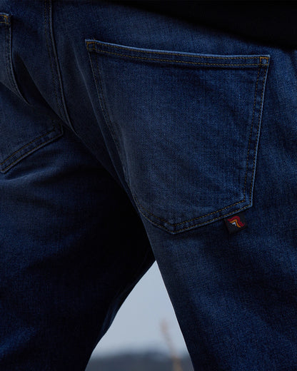Riding Culture Straight Fit Jeans - Dave Blue