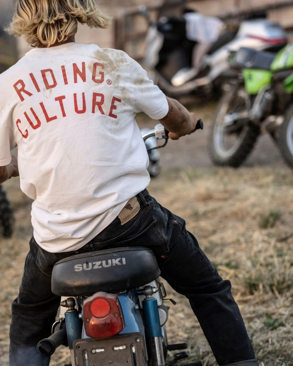 Riding Culture Tapered Slim Jeans - Black