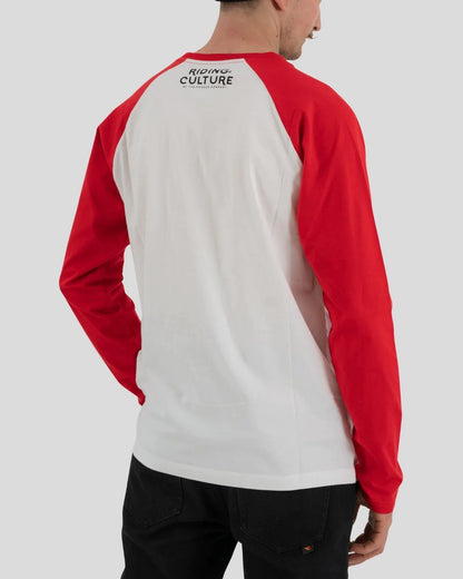 Riding Culture Ride More L/S T-Shirt - Red