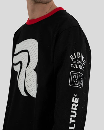 Riding Culture Logo Jersey - White/Black