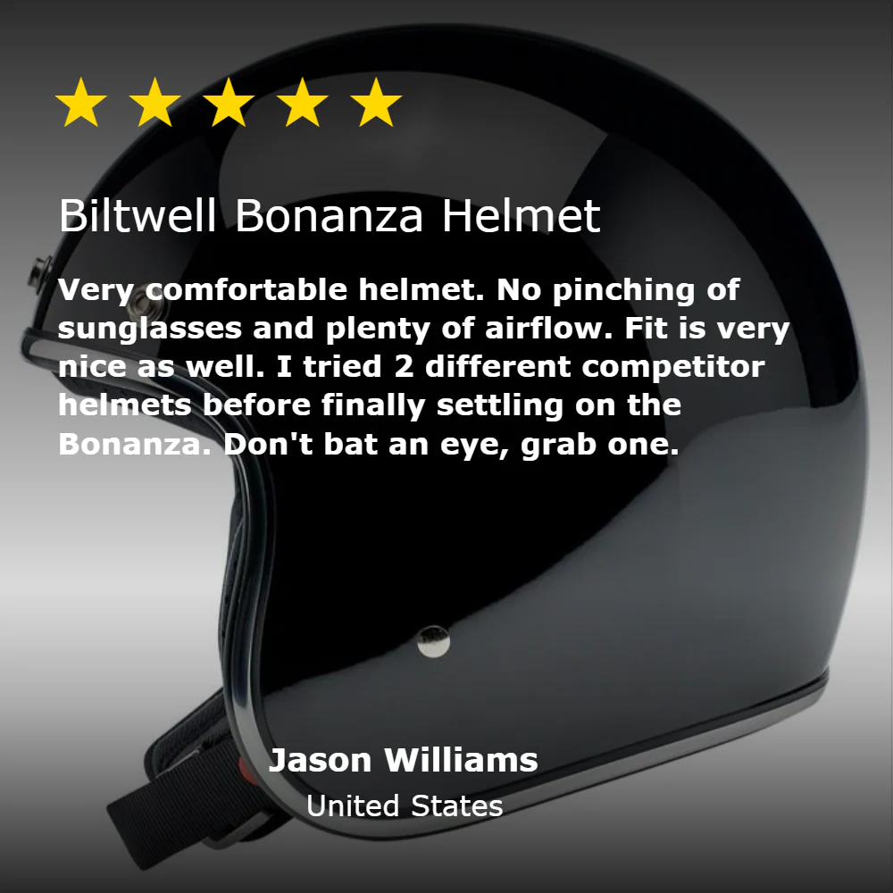 Biltwell Bonanza - Gloss Black