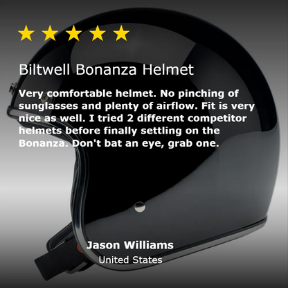 Biltwell Bonanza - Gloss Black