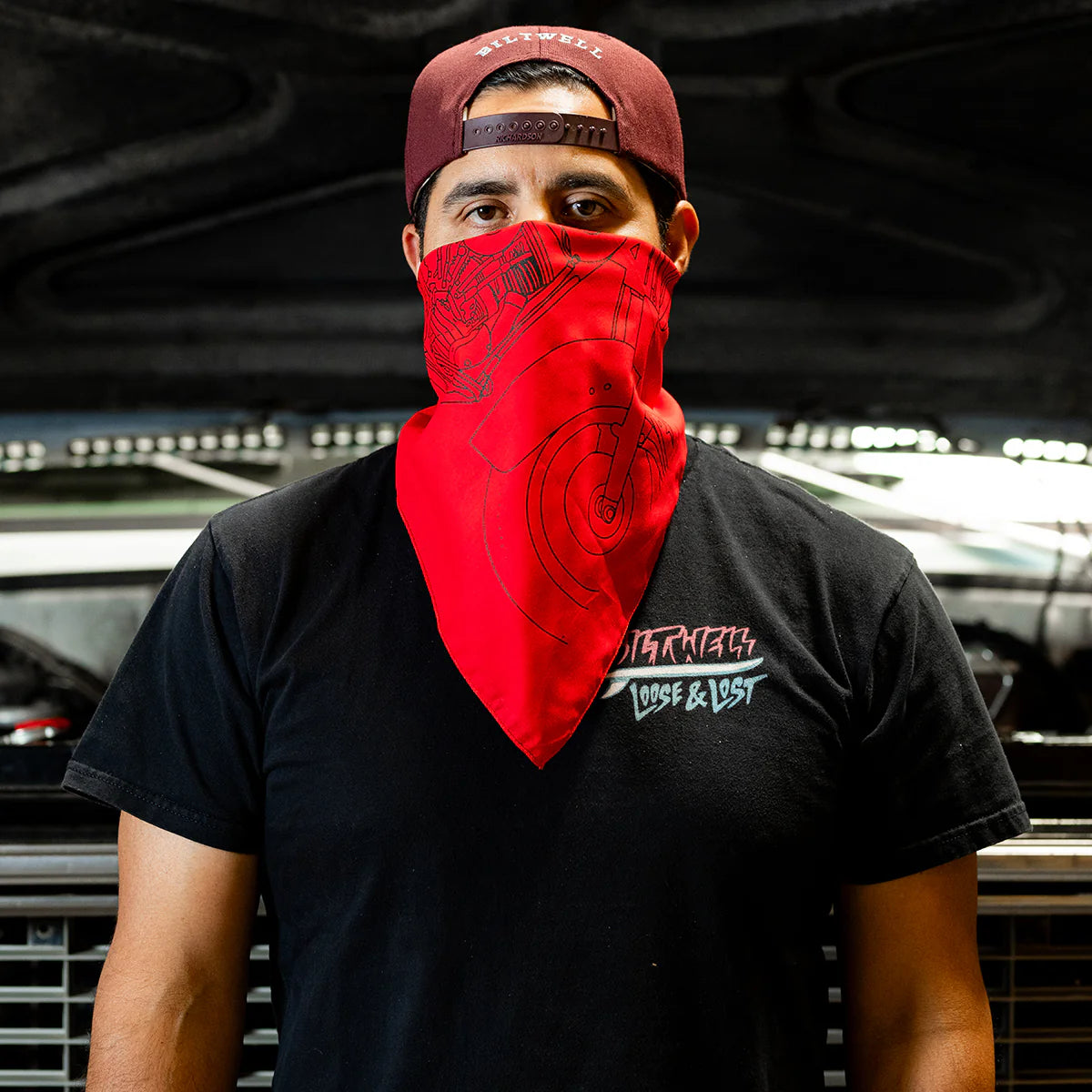 Biltwell Bandana - Pan Red