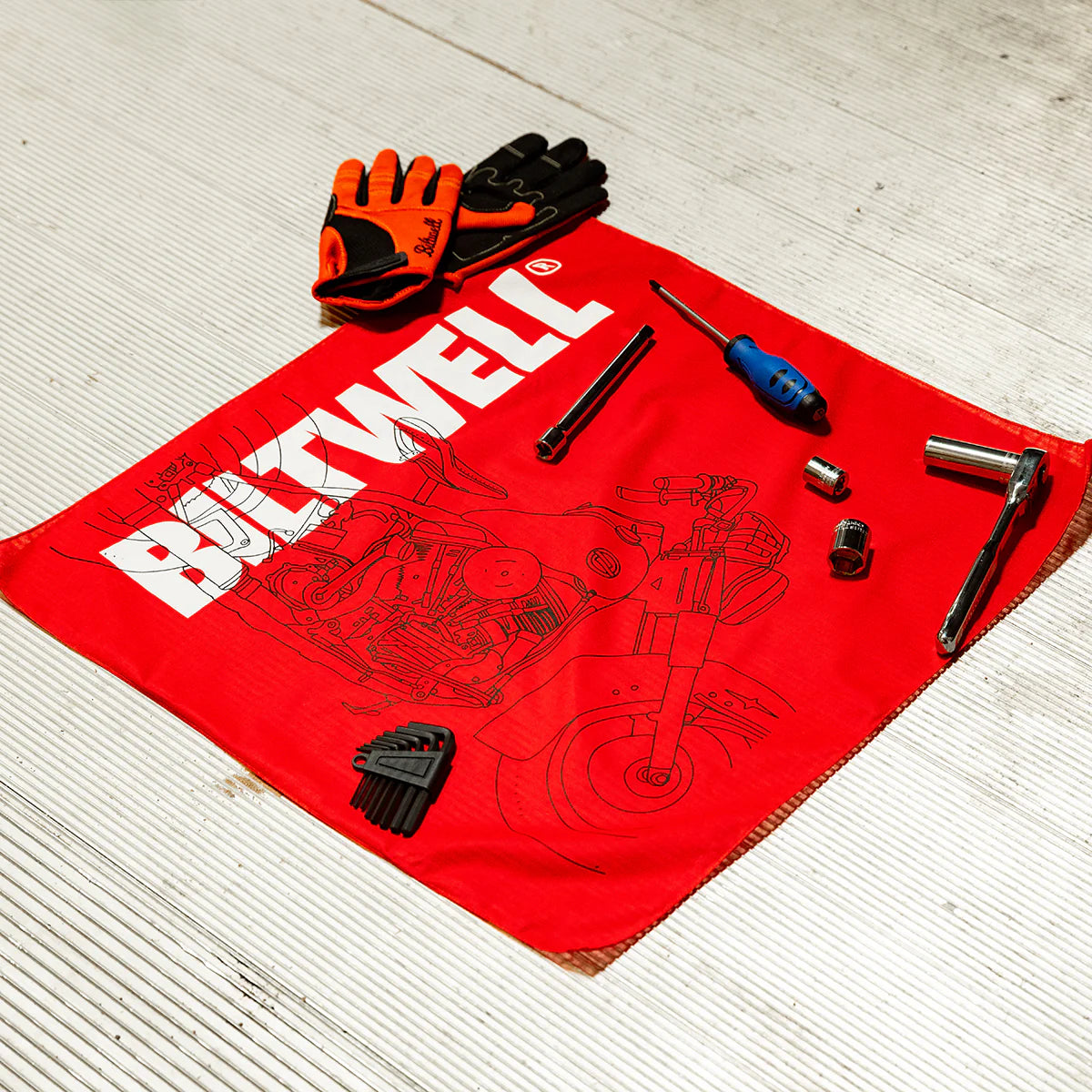 Biltwell Bandana - Pan Red