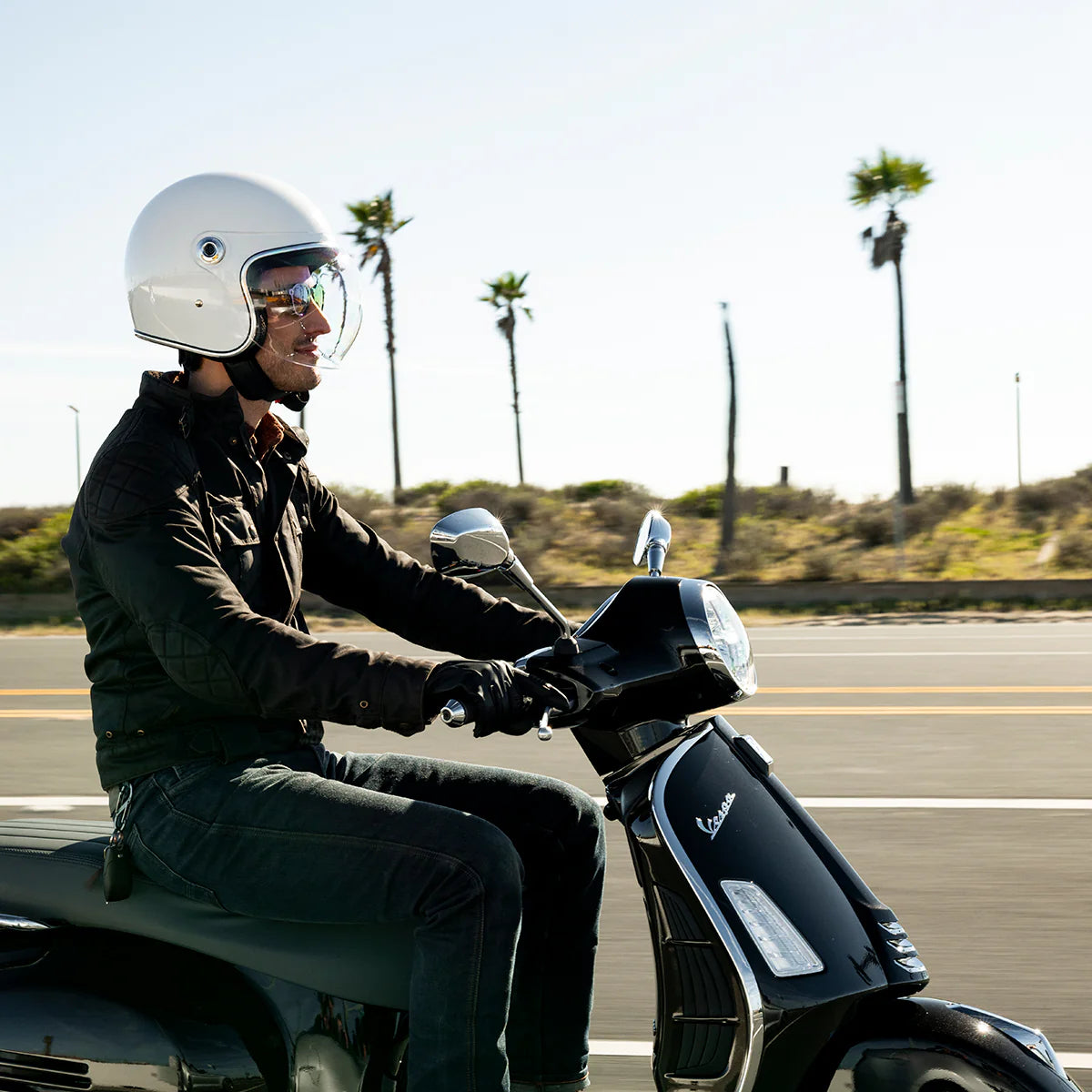 Biltwell Tahoe Jet Helmet - Gloss White