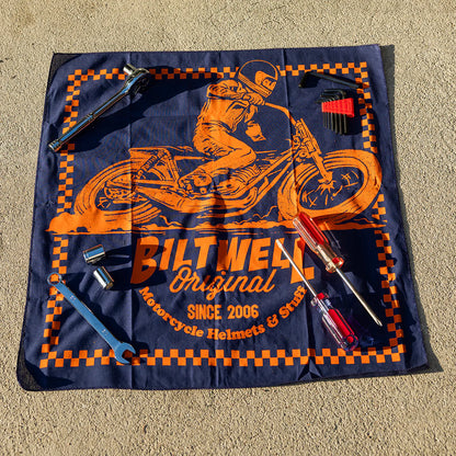 Biltwell Bandana - Lefty Navy