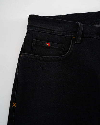 Riding Culture Tapered Slim Jeans - Black