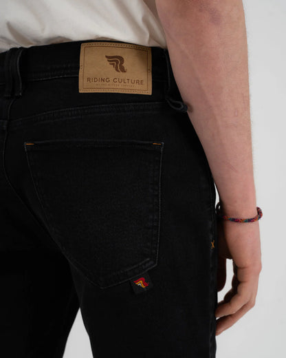 Riding Culture Tapered Slim Jeans - Black