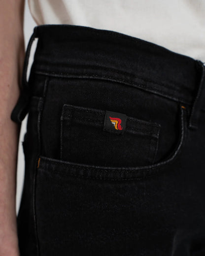 Riding Culture Tapered Slim Jeans - Black