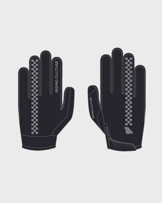 Riding Culture Sender Gloves - Black/Light Grey