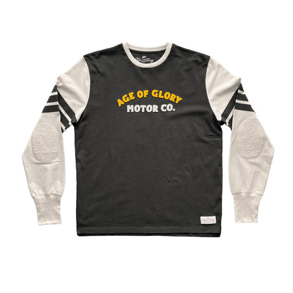 Age of Glory Authentic LS Tee - Black/Ecru