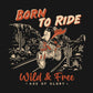 Age of Glory Born To Ride Tee - Washed Black