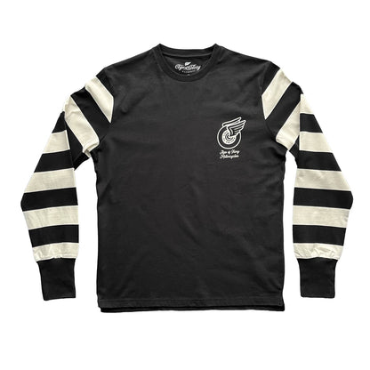 Age of Glory Champ LS Tee - Black/Ecru