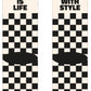 Age of Glory Racing Socks - Black/Off-White