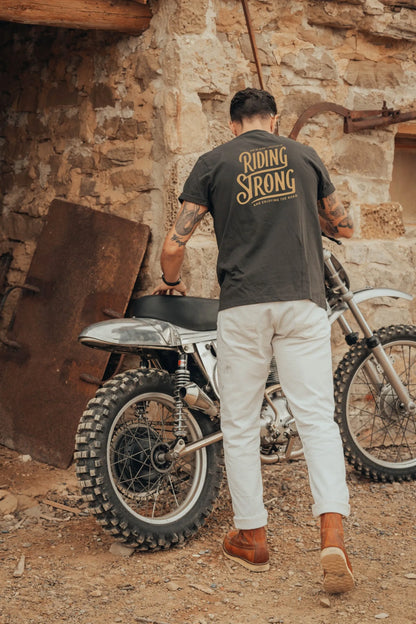 Age of Glory Riding Strong Tee - Washed Black