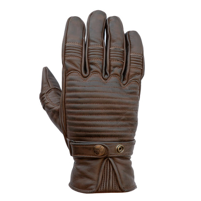 Age of Glory Garage Leather CE Gloves - Brown