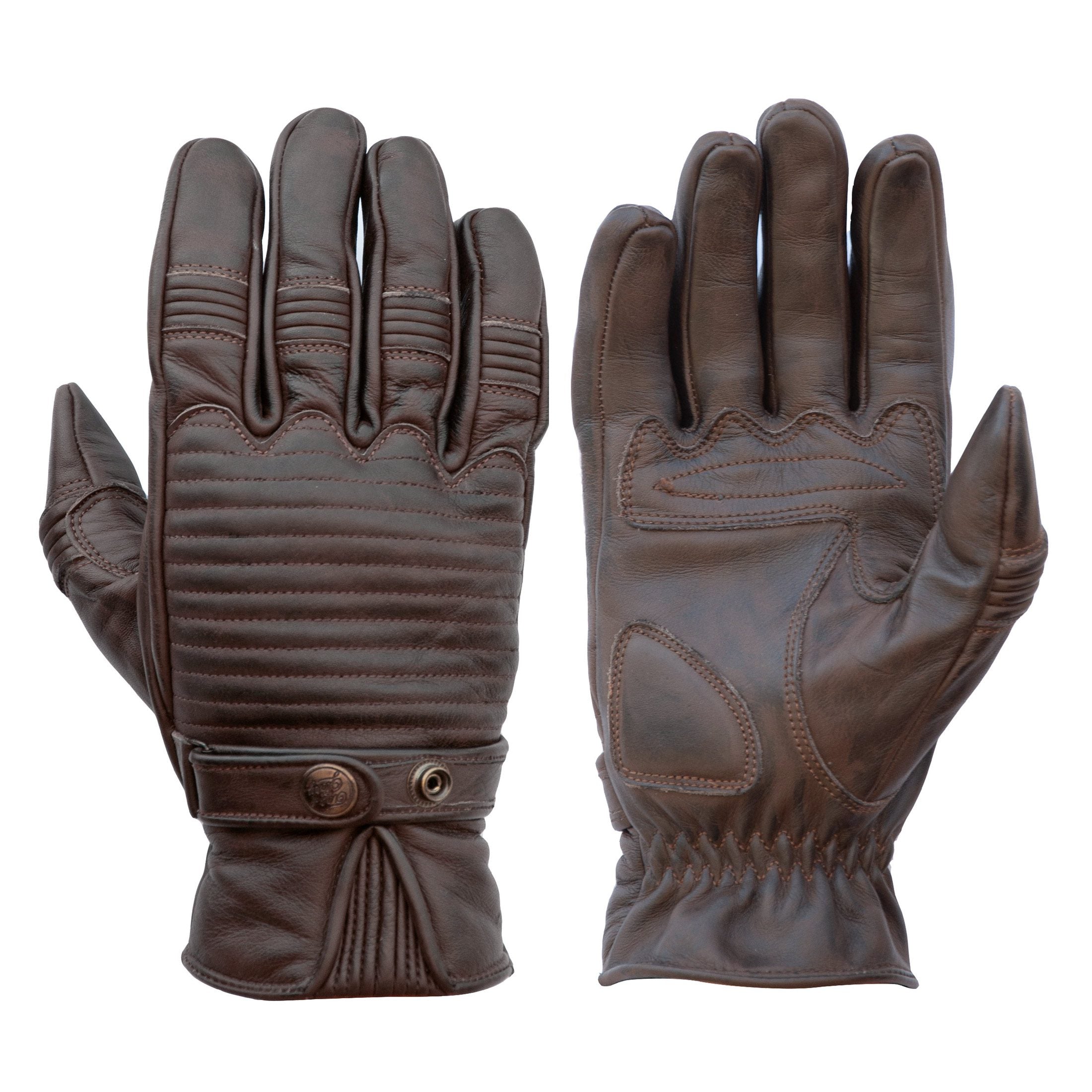 Age of Glory Garage Leather CE Gloves - Brown – MOTOMAN