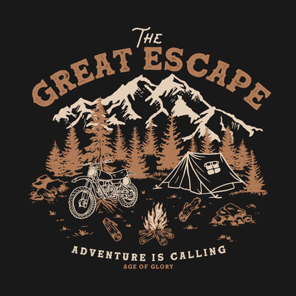Age of Glory Great Escape T-shirt - Washed Black