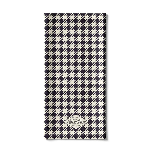 Age of Glory Houndstooth Neck Tube - Black/White