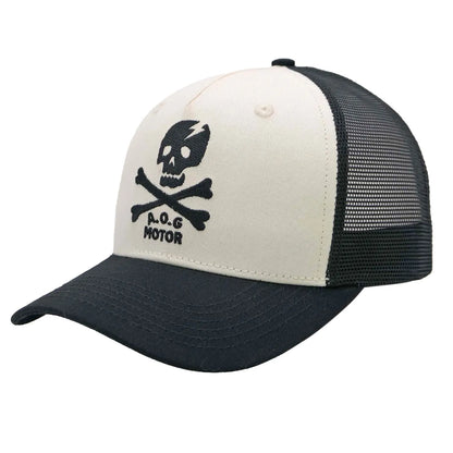 Age of Glory Marauder Trucker Cap - Off-White/Black
