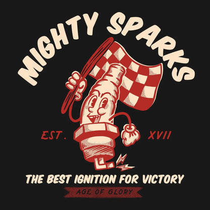 Age of Glory Mighty Sparks Tee - Washed Black