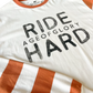 Age of Glory Ride Hard LS Tee - Ecru/Rust
