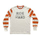 Age of Glory Ride Hard LS Tee - Ecru/Rust
