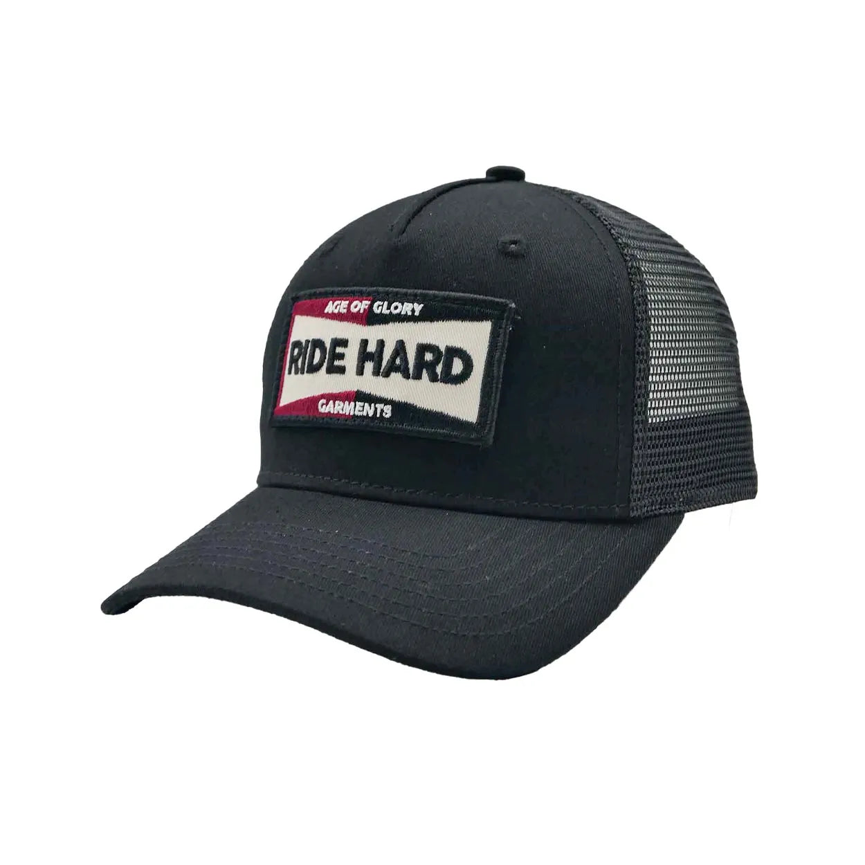 Age of Glory Ride Hard Trucker Cap - Black