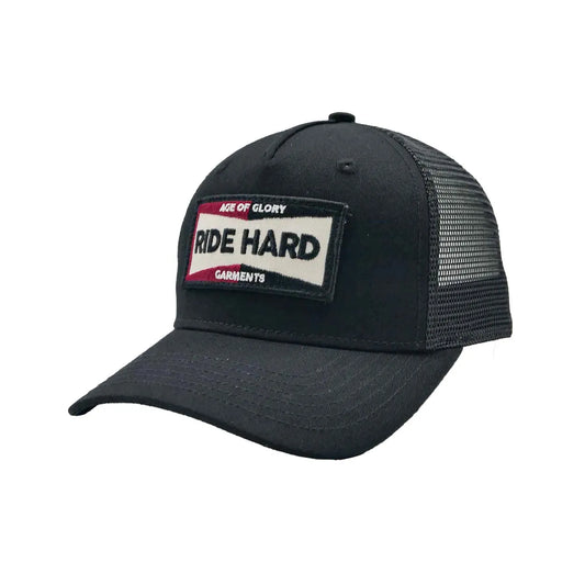Age of Glory Ride Hard Trucker Cap - Black