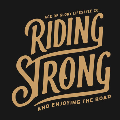 Age of Glory Riding Strong Tee - Washed Black