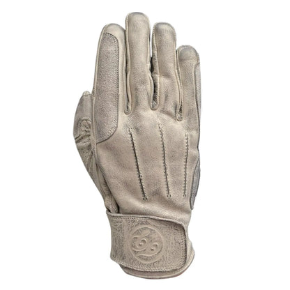 Age of Glory Rover Leather CE Gloves - Aged White